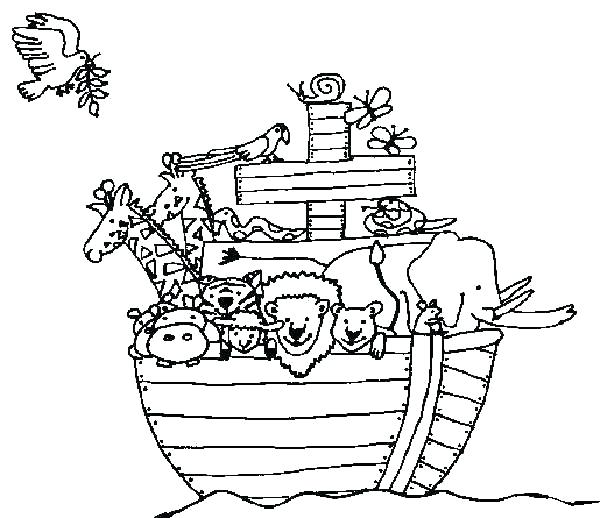 600x518 Noahs Ark Coloring Pages Ark Colouring Page Popular Ark Coloring