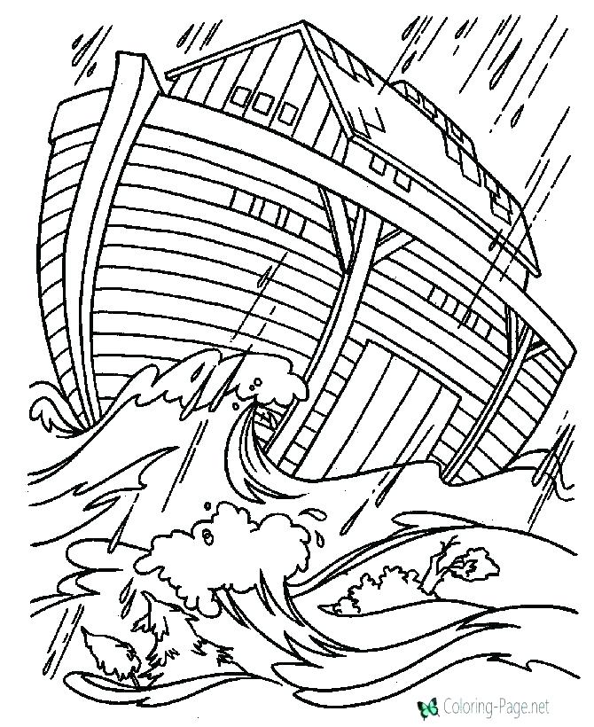 670x820 Noah And Ark Coloring Pages Free Printable Bible Story Coloring