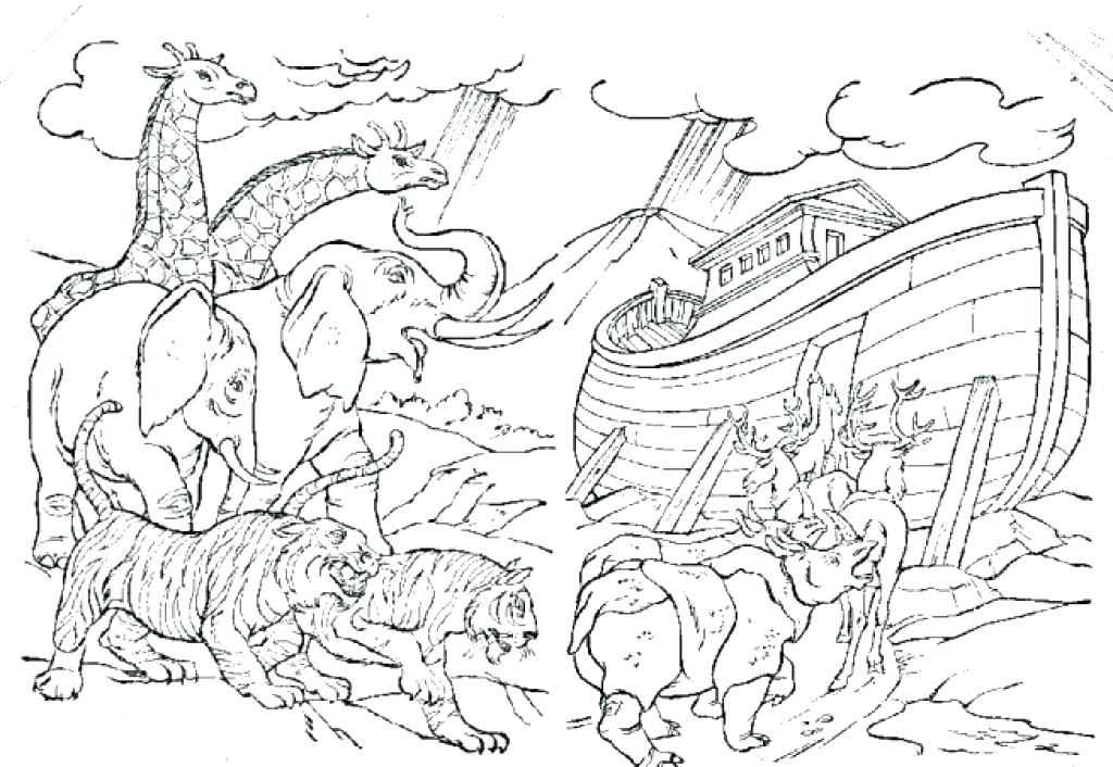 1024x706 Noah Coloring Pages Coloring Page Coloring Pages Regarding