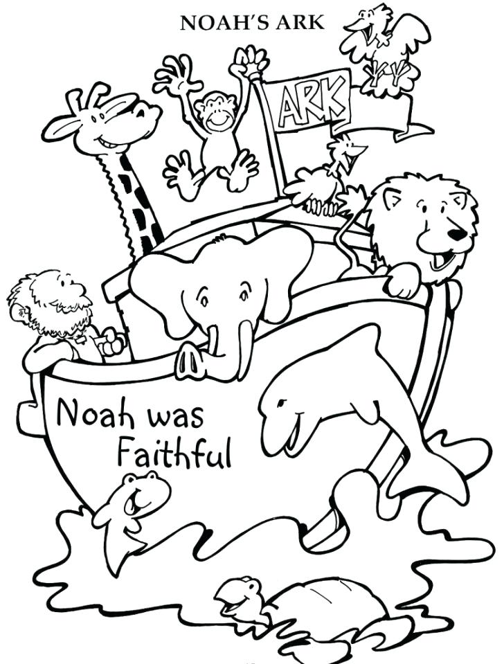 728x959 Noahs Ark Free Printable Coloring Pages Page Adult S Building New