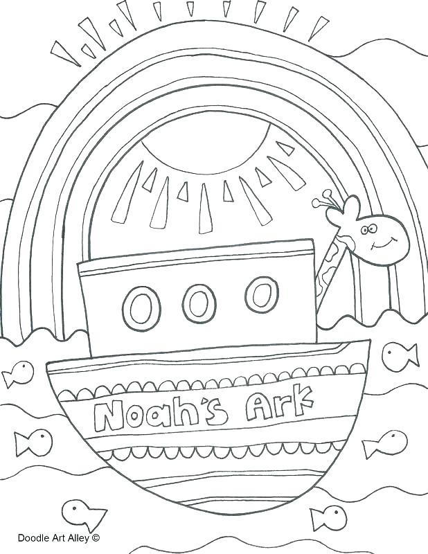 618x800 Noahs Ark Printable Coloring Pages Professional