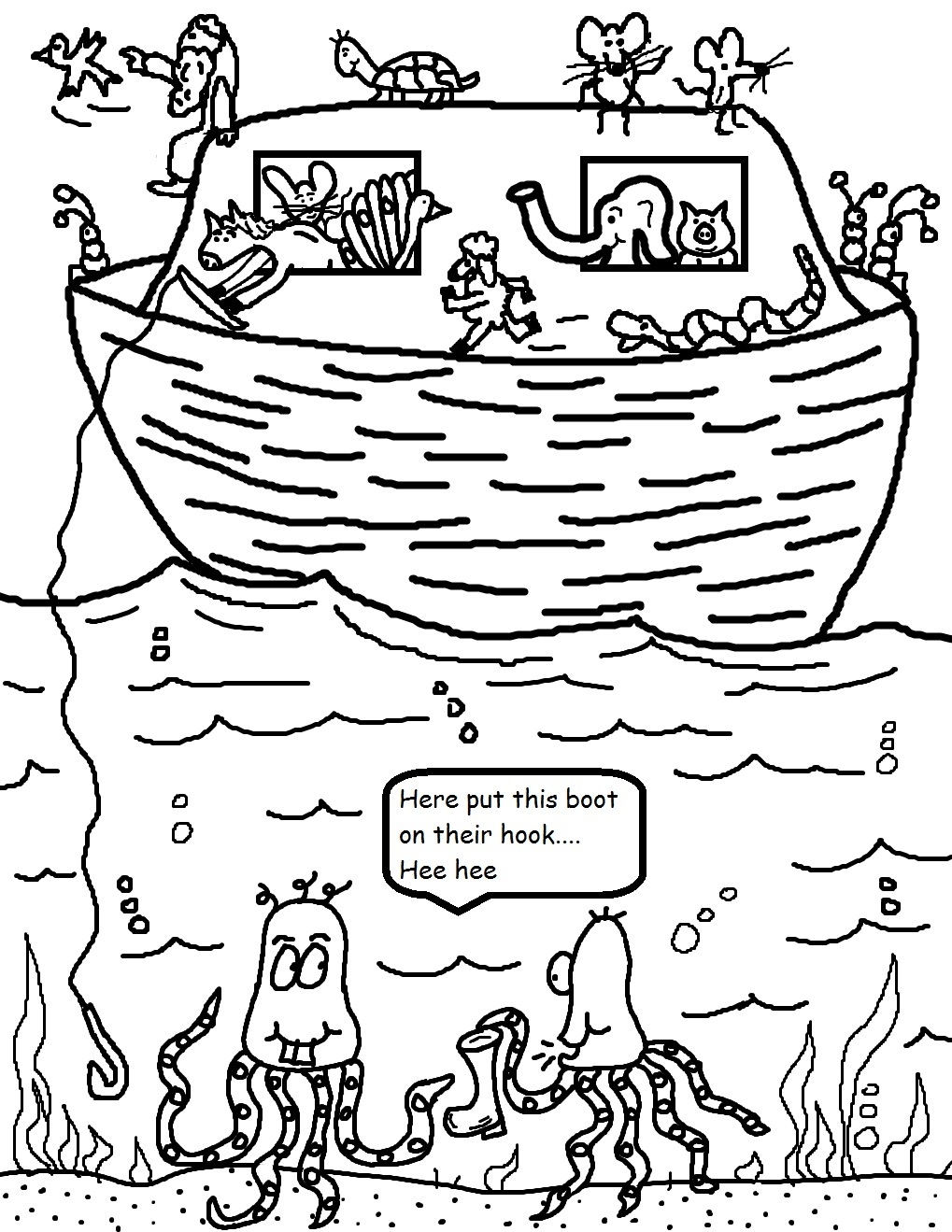 1019x1319 Awesome Free Coloring Pages Of Noah Ark Children