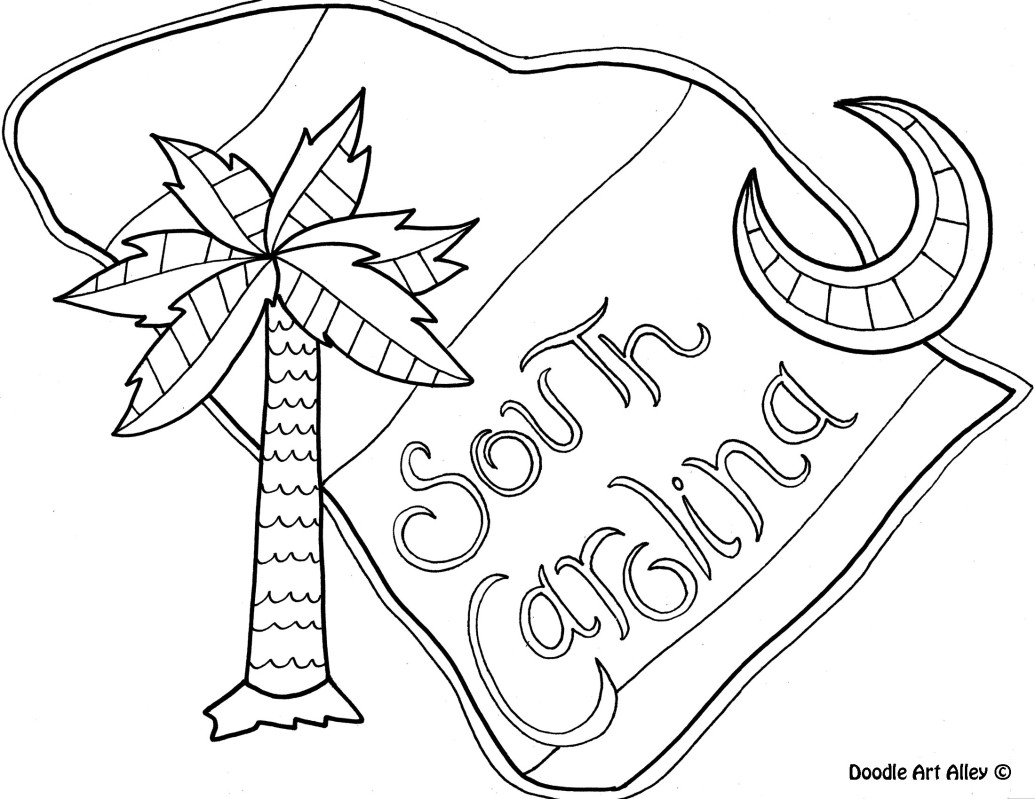 1035x799 South Carolina Coloring Pages Ebcs With Page