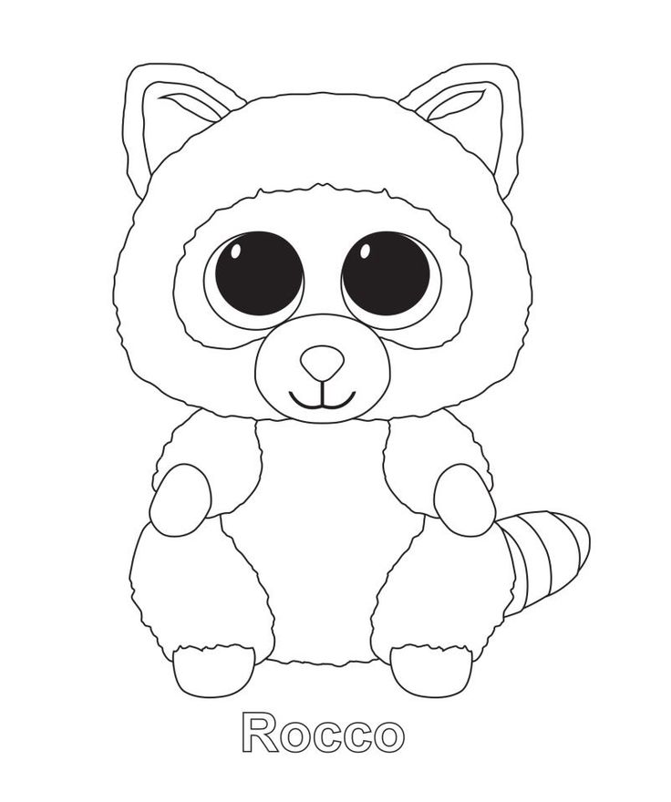 736x880 Beanie Boos Coloring Pages Printable
