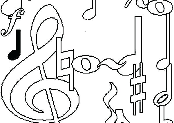 600x425 Music Note Coloring Page X Music Note Coloring Pages Free
