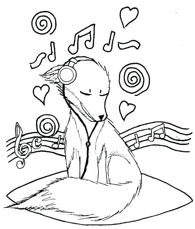 671x788 Music Note Coloring Pages Printable Notes Page Musical