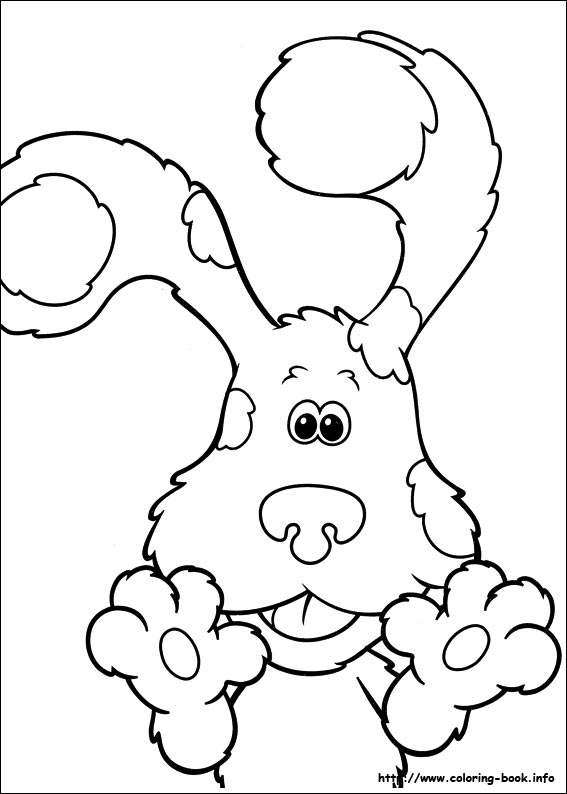 567x794 Impressive Inspiration Blues Clues Coloring Pages Printable Blue S