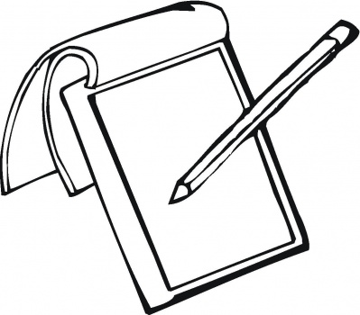 399x350 Pencil And Paper Coloring Pages Pencil Coloring Page Coloring