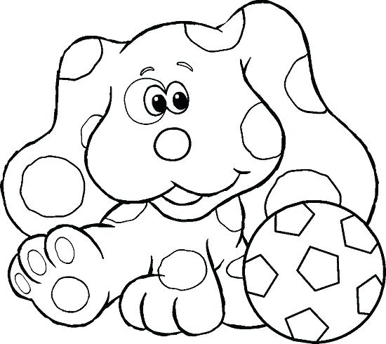 550x490 Blues Clues Coloring Pages Coloring Ideas Pro