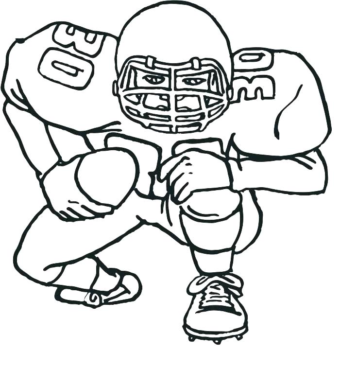 700x796 Football Coloring Book Coloring Pictures Of Football Players