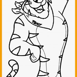 300x300 Tiger Football Coloring Pages New Tony Tiger Coloring Page Fresh