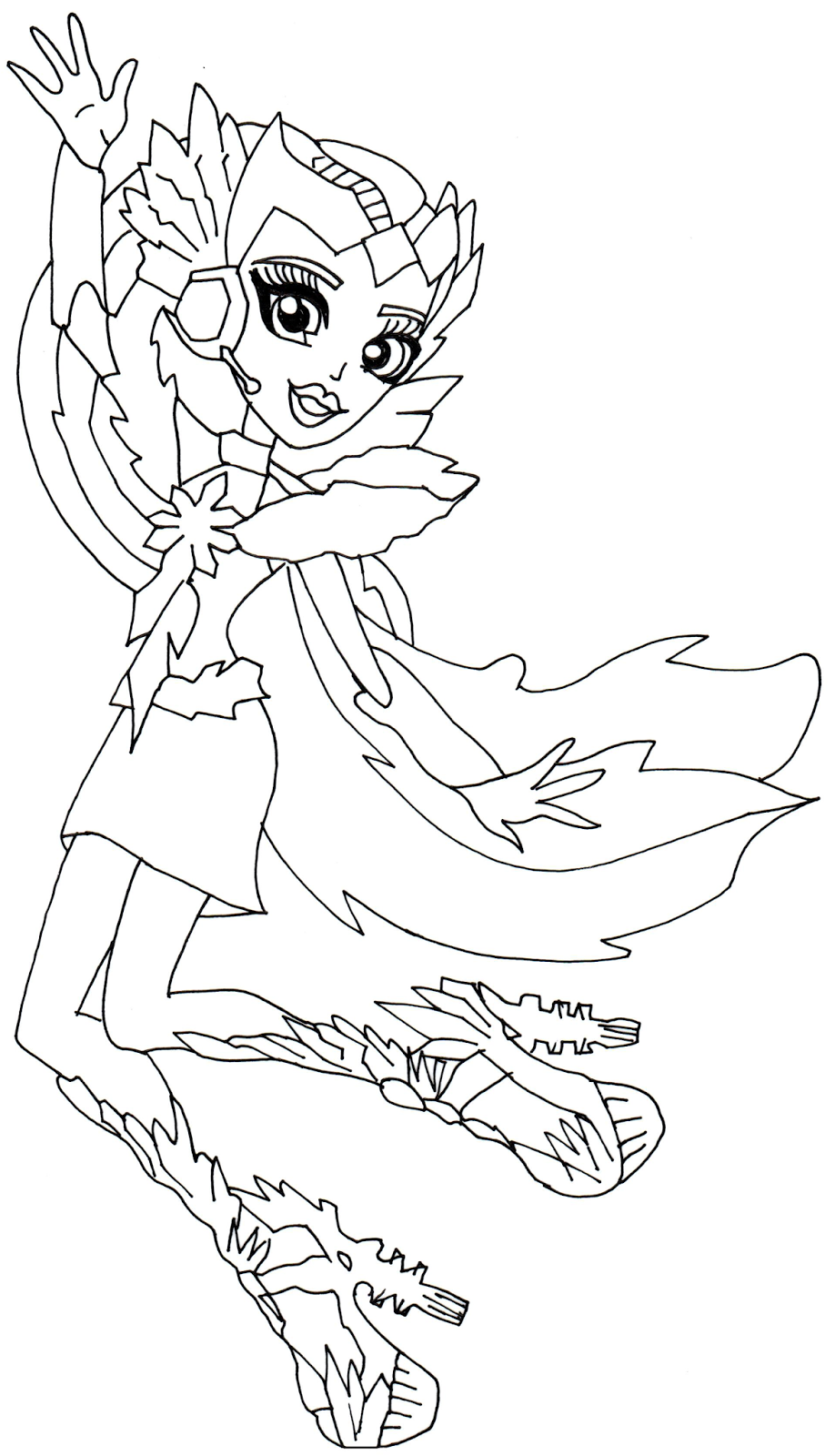 918x1600 Free Printable Monster High Coloring Pages Astranova Monster High