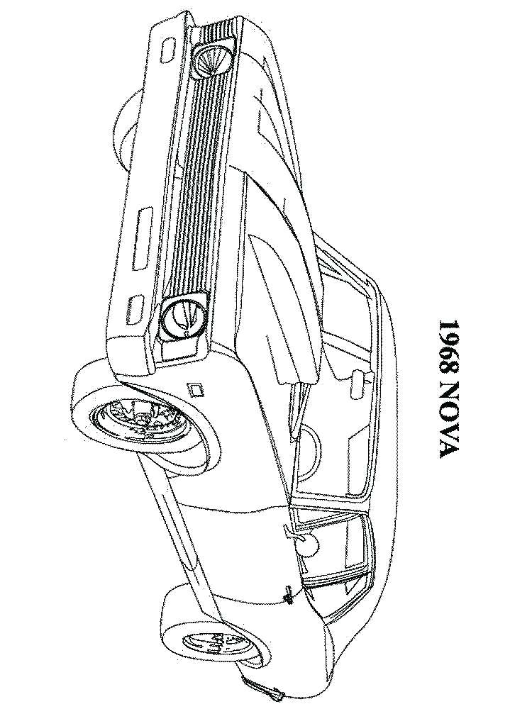 750x1000 Muscle Car Coloring Pages
