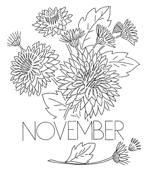 592x687 November Coloring Page Coloring Book
