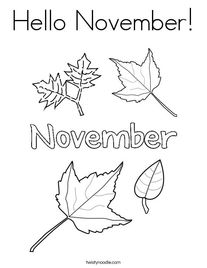 685x886 November Coloring Pages Printable