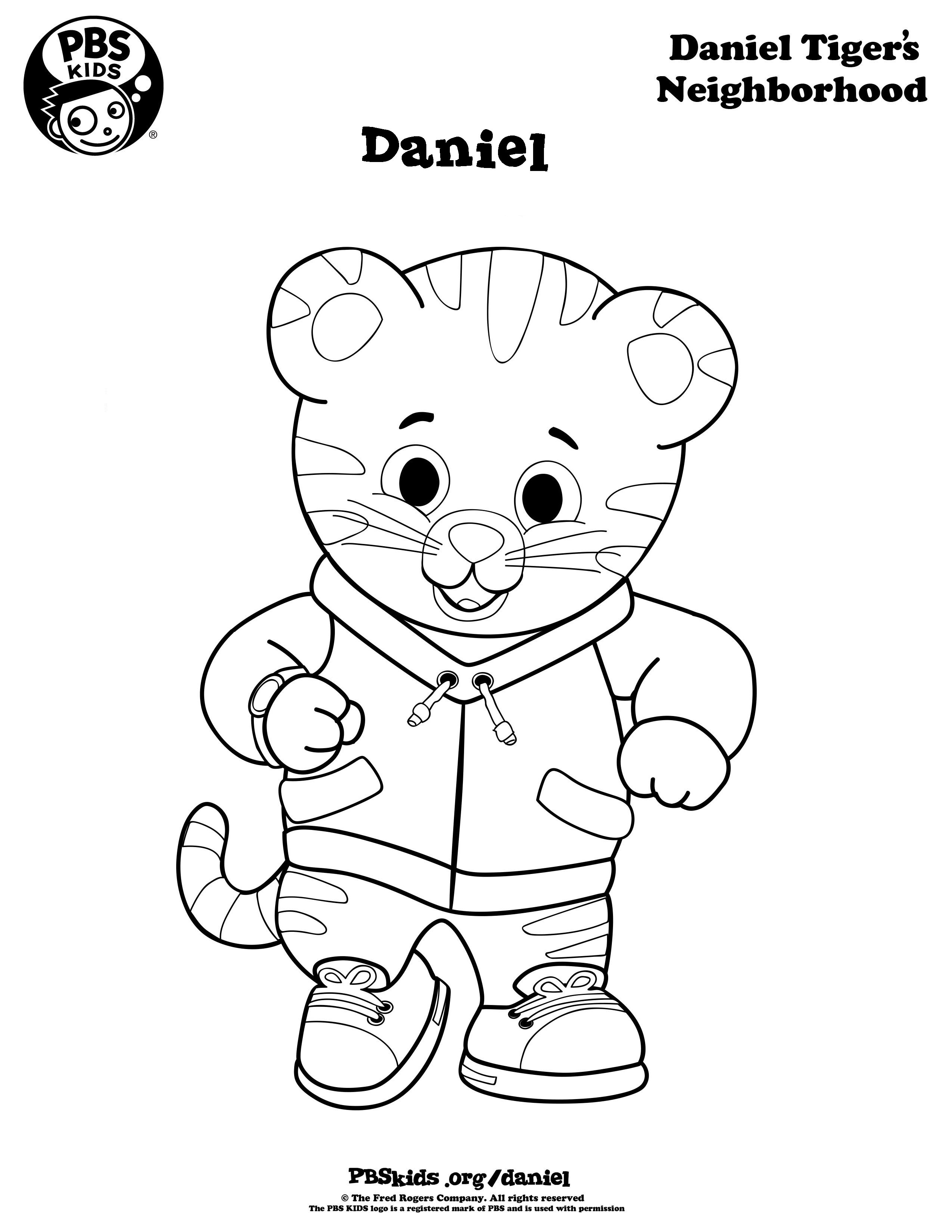2550x3300 Awesome Nieghborhood Daniel Tiger Coloring Num Noms Coloring Pages