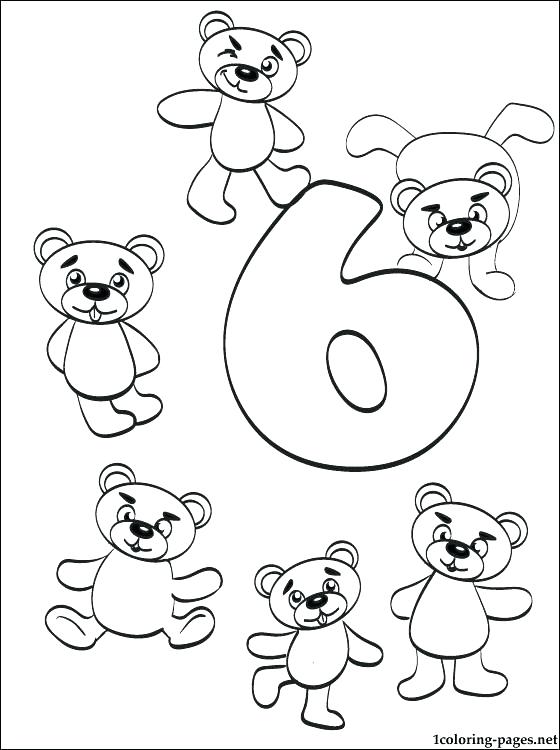 560x750 Number Coloring Page Coloring Pages For Numbers Number
