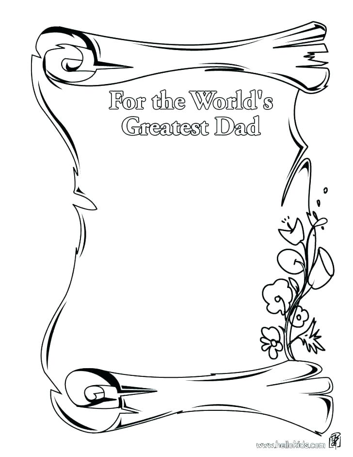 728x941 Number Dad Coloring Pages