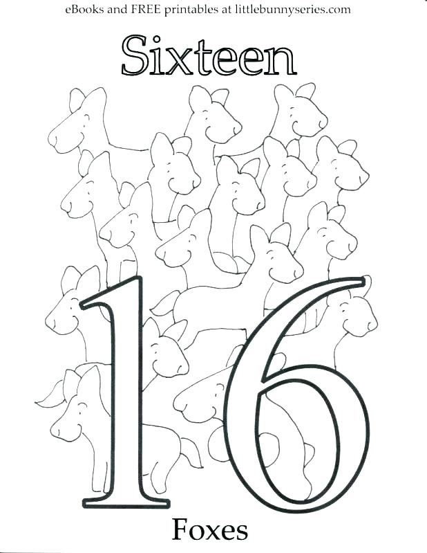 618x799 Number Coloring Pages Numbers Coloring Coloring Pages