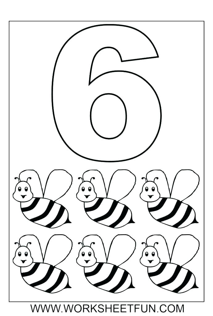 691x1024 Number Coloring Page Coloring Page Numbers Number Coloring
