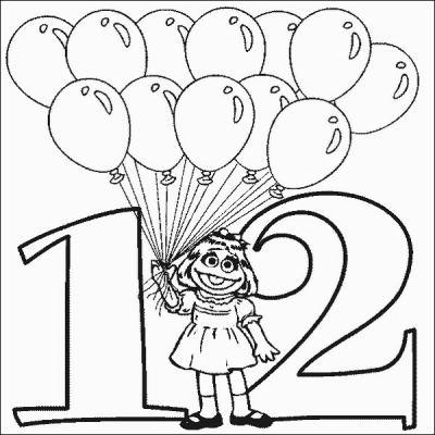 400x400 Prairie Number Coloring Pages Printfree