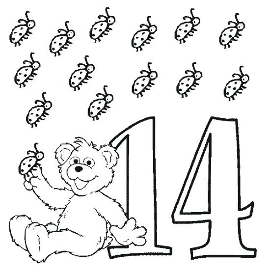 550x550 Number Coloring Page Number Coloring Pages The Number Free