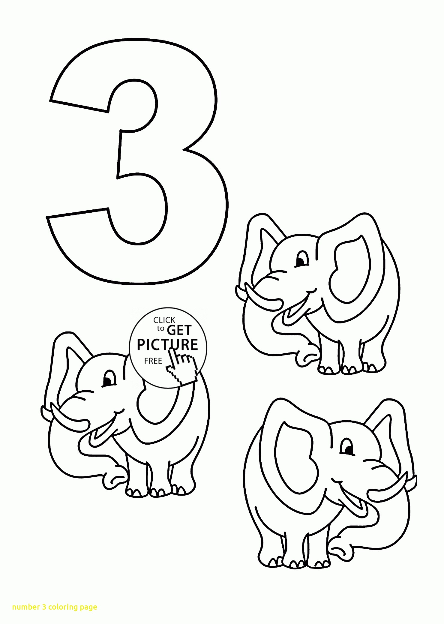 1480x2080 Number Coloring Page