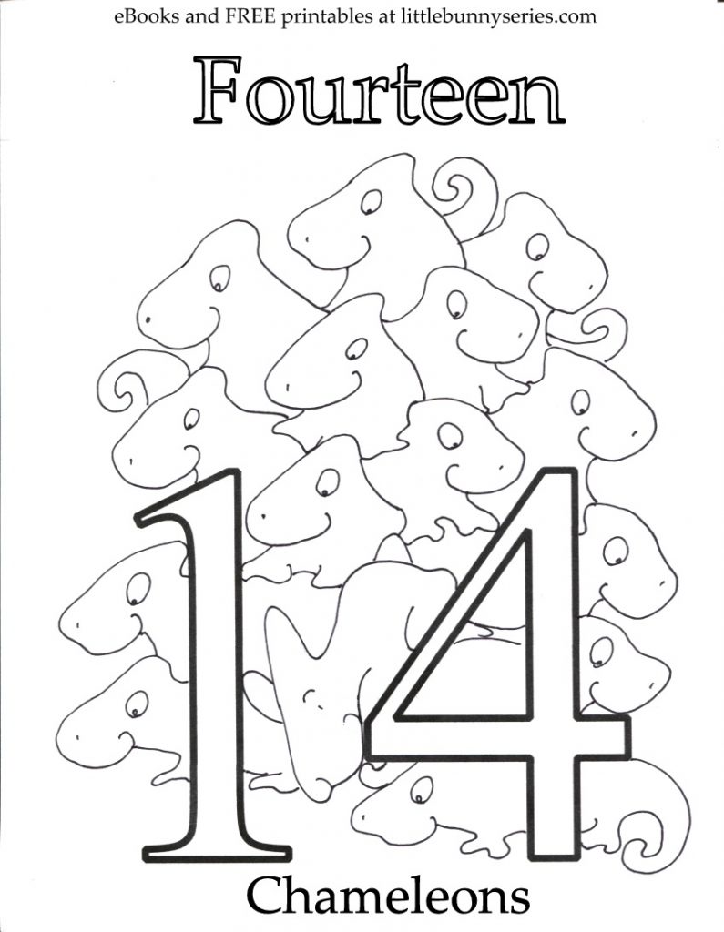 795x1024 Number Coloring Page