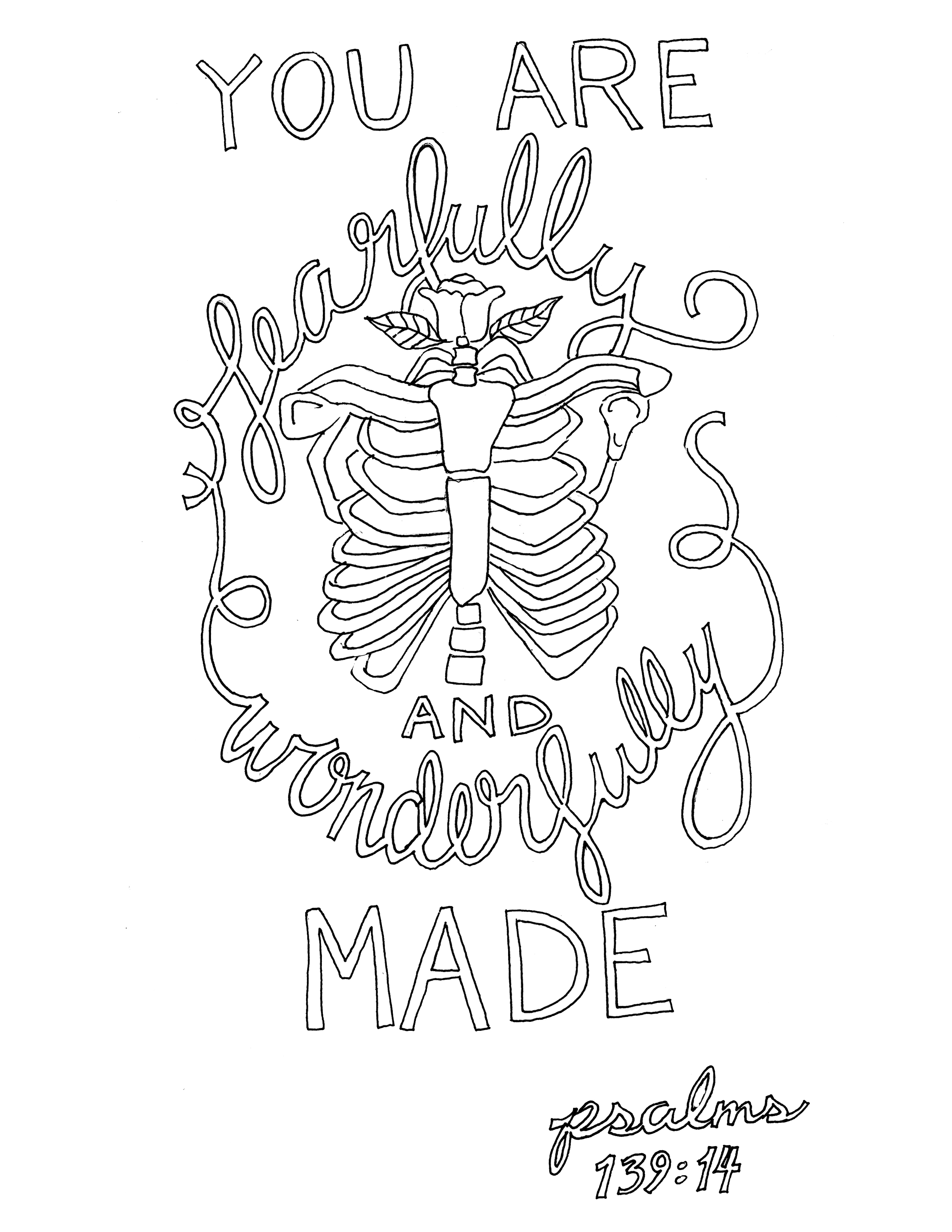 2550x3300 Psalm Coloring Page From Victory Road