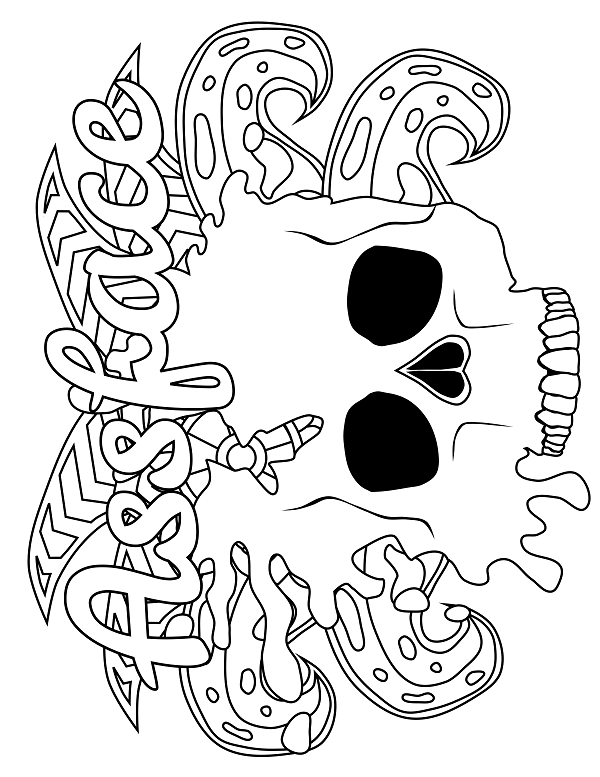 600x777 Skull