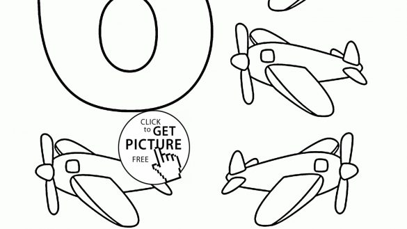 585x329 Number Coloring Page Coloring Book Coloring