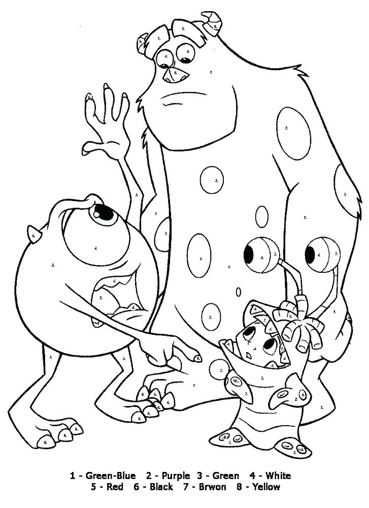 727x1000 Coloring Page Number Color