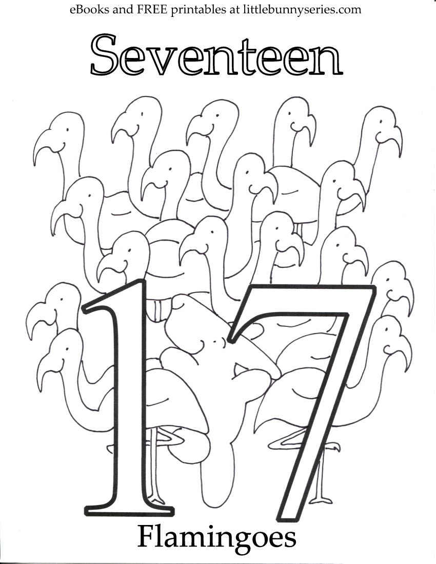 850x1099 Number Coloring Page