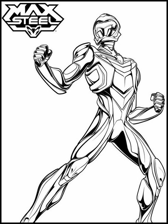 568x758 Printable Coloring Pages For Kids Max Steel Coloring Pages