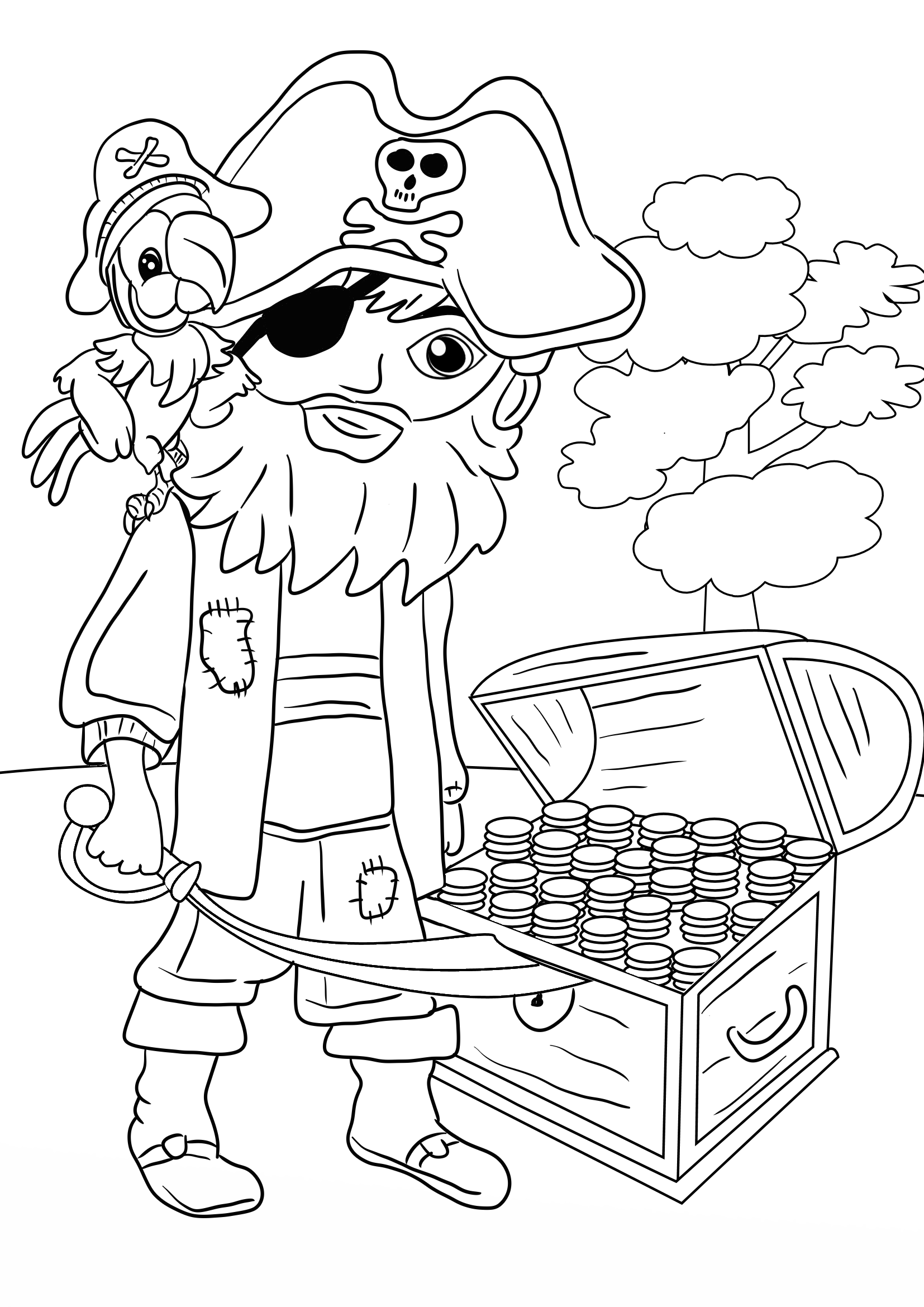 1654x2339 Unlimited Pirate Coloring Sheets Book Colouring Pages For Kids