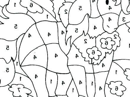 440x330 Number Coloring Page Coloring Pages With Numbers Coloring Pages