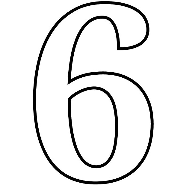 651x617 Number Coloring Pages Printable