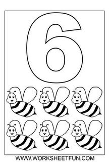 216x320 Number Coloring Pages Toddler Activities Number