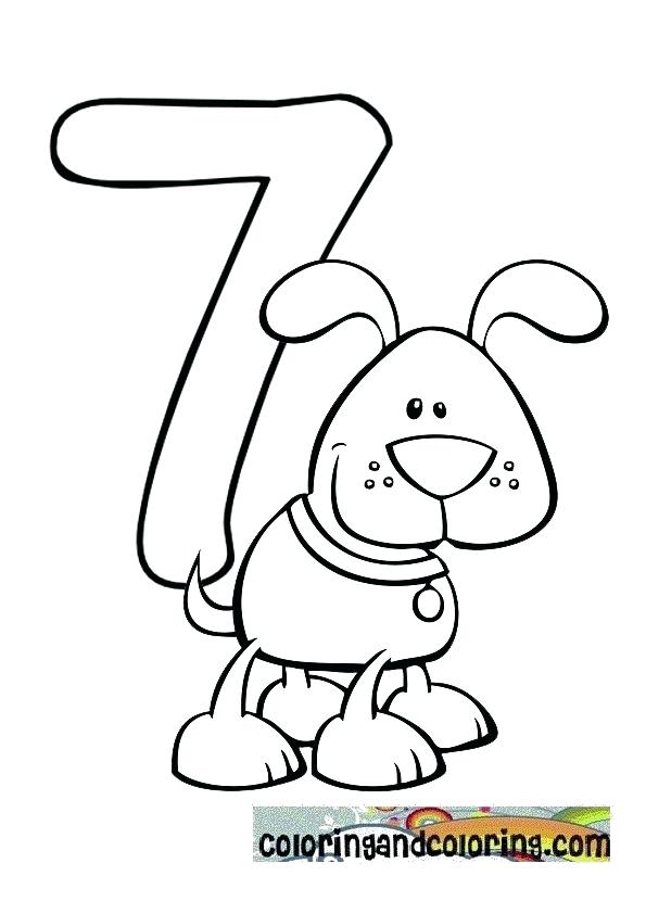 595x842 Number Coloring Page Number Coloring Page Numbers Coloring