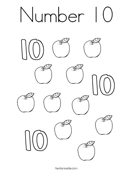 468x605 Number Coloring Page Number Coloring Page Numbers Coloring