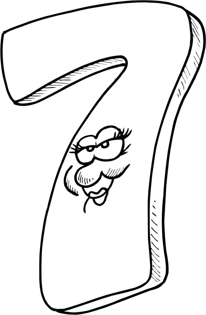 671x1024 Numbers Coloring Pages Coloring Pages