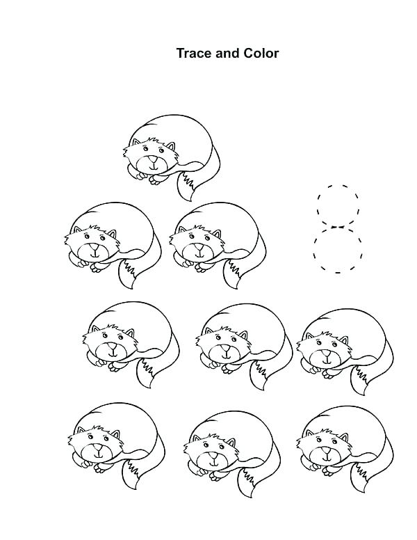 600x776 Number Coloring Page Number Coloring Pages Count Animal Number