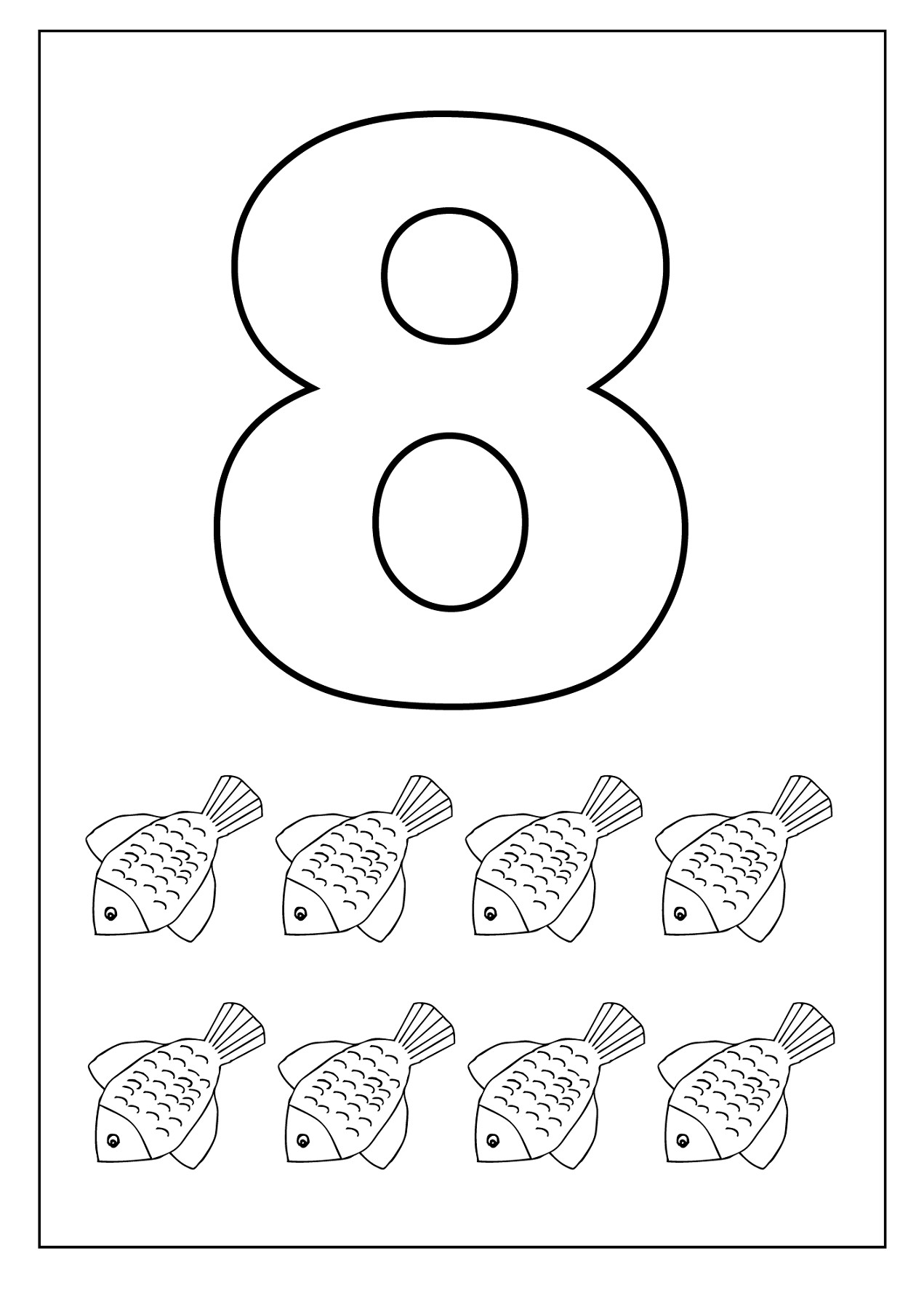 1271x1800 Numbers Coloring Pages Kids Elegant Number Worksheets