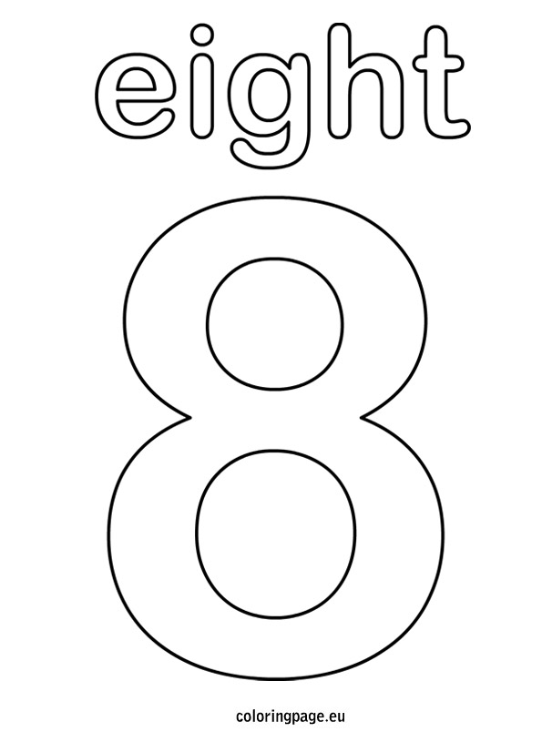 595x804 Number Coloring Page
