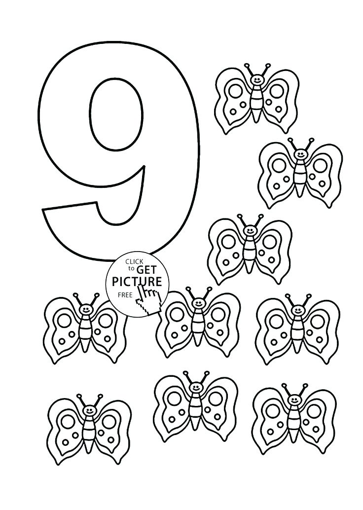 736x1034 Number Coloring Page Counting Coloring Pages Number Coloring