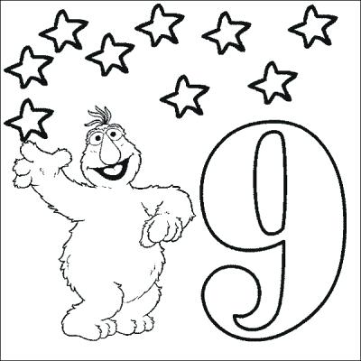 400x400 Number Coloring Page Number Coloring Page Coloring Numbers