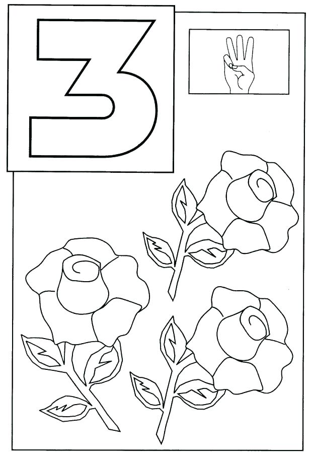 618x903 Number Coloring Page Coloring Pages Numbers Plus Number Number