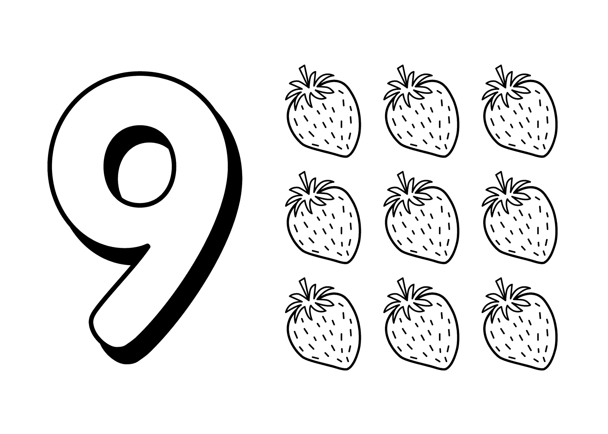 1962x1400 Numbers Coloring Pages Inspirational Number Worksheets To Print