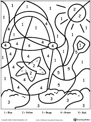 300x400 Coloring Number Coded Coloring Pages