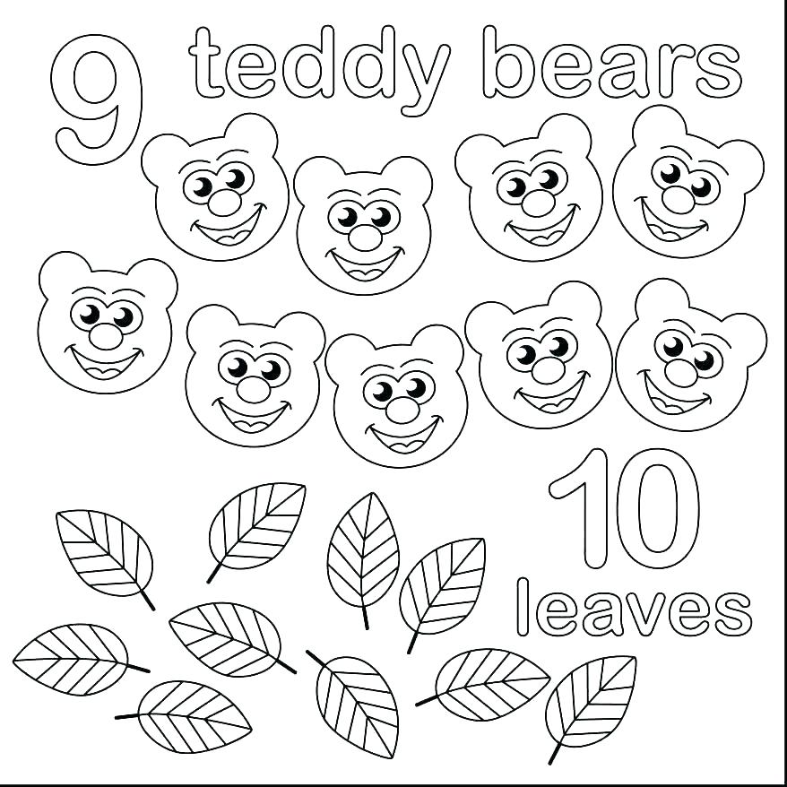 878x878 Numbers Coloring Pages Coloring Numbers Best Number Coloring